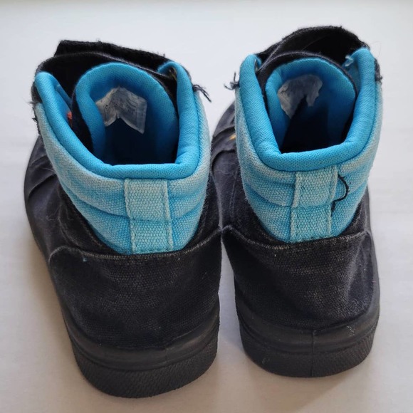 Oomphies Little Boy High Top Sneakers with Hoop and Loop Closure - Picture 7 of 10